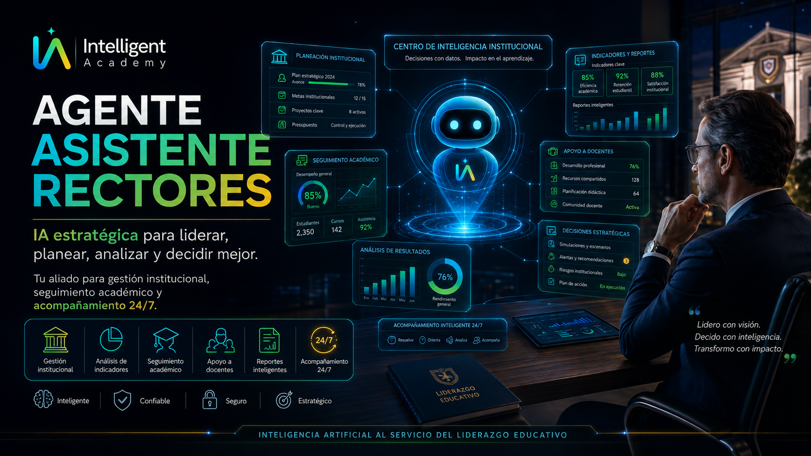 Agente Asistente Rectores — Intelligent Academy